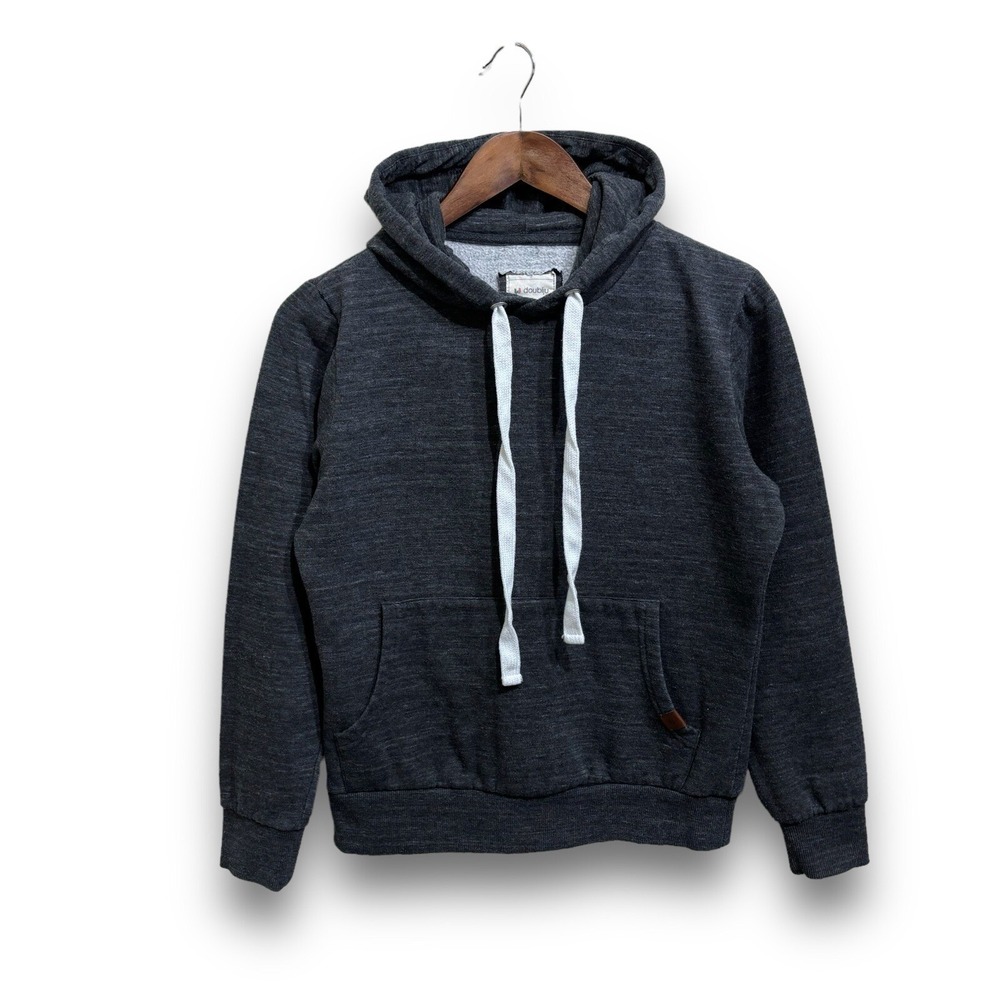 Doublju Women's Drawstring Pullover Hoodie Gray Size Small 20 x 23